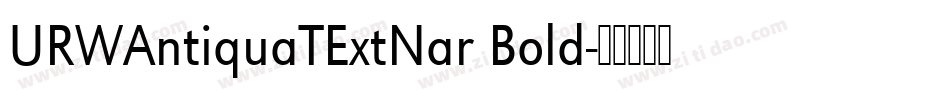 URWAntiquaTExtNar Bold字体转换